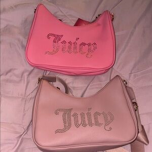 (2) Juicy Couture Pink Shoulder Bags